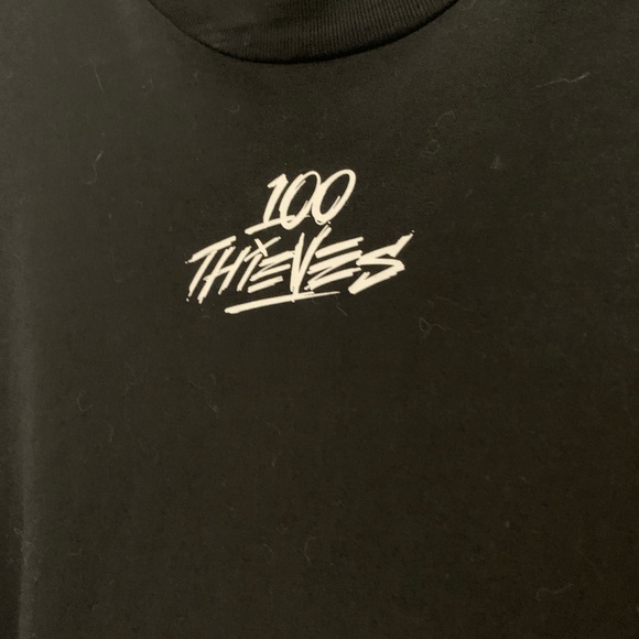 100 Thieves Signature Long Sleeve T Shirt - Picture 3 of 3